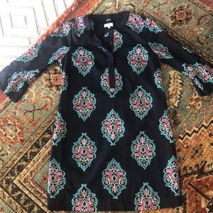 Crown & ivy long navy dress